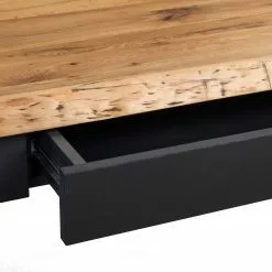 Furnitive Schreibtisch Dillard - Wildeiche teilmassiv / Metall - Wildeiche / Schwarz -Büromöbel Verkäufe 1000219032 200716 06274500010 DETAILS P000000001000219032