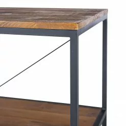 Ars manufacti Regal Grasby - Altholz Pinie / Metall - Pinie Dunkel / Schwarz -Büromöbel Verkäufe 1000219219 220303 050 DETAILS P000000001000219219