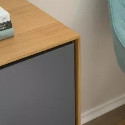 Studio Copenhagen Sideboard Danica - Echtholzfurnier - Matt Dunkelgrau / Esche -Büromöbel Verkäufe 1000220479 201113 13034900051 DETAILS P000000001000220479