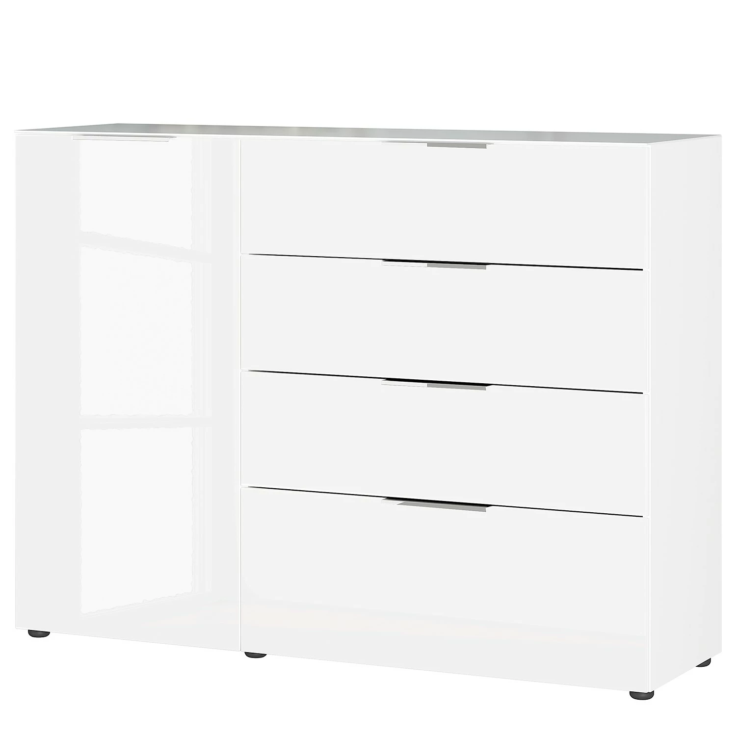 Germania Sideboard Oakland I - Glas - Weiß 3 Germania Sideboard Oakland I - Glas - Weiß