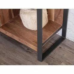 Ars manufacti Highboard Leyma - Rattan / Akazie massiv - Akazie / Anthrazit -Büromöbel Verkäufe 1000223472 200826 12351800027 DETAILS P000000001000223472