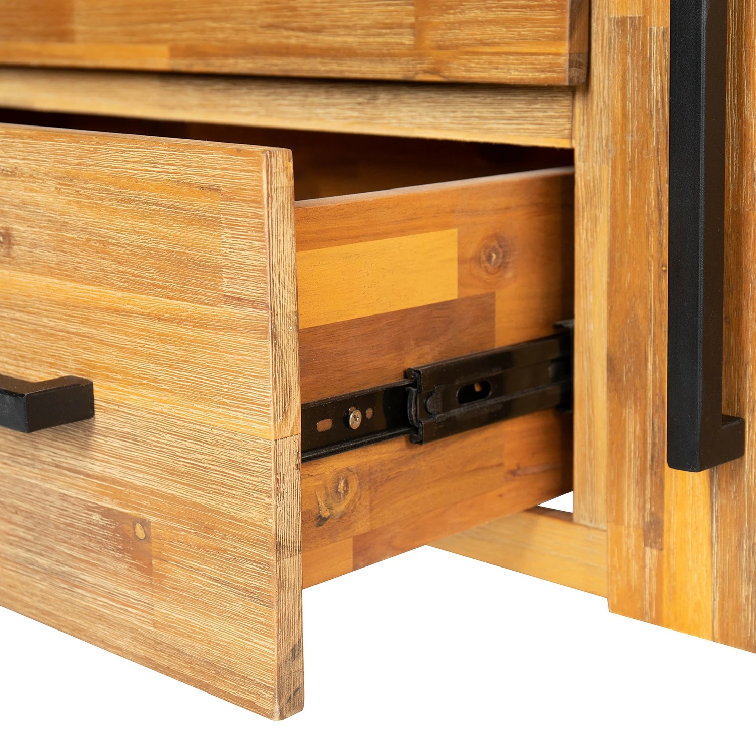 Ars manufacti Sideboard Urban Industry I - Akazie teilmassiv / Metall - Akazie / Schwarz 16 Ars manufacti Sideboard Urban Industry I - Akazie teilmassiv / Metall - Akazie / Schwarz – Bild 14