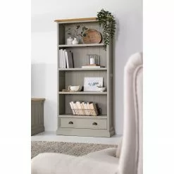 Maison Belfort Regal Lavalle - Kiefer teilmassiv - Kiefer / Hellgrau -Büromöbel Verkäufe 1000224204 210723 09290000018 MOOD DETAILS P000000001000224204 mood