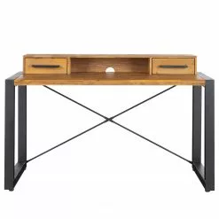 Ars manufacti Schreibtisch Urban Industry - Akazie massiv / Metall - Akazie / Schwarz -Büromöbel Verkäufe 1000224208 220128 171140000030 DETAILS P000000001000224208