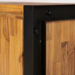 Ars manufacti Sideboard Urban Industry II - Akazie teilmassiv / Metall - Akazie / Schwarz -Büromöbel Verkäufe 1000224223 210908 15542000040 DETAILS P000000001000224223