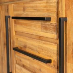 Ars manufacti Sideboard Urban Industry II - Akazie teilmassiv / Metall - Akazie / Schwarz -Büromöbel Verkäufe 1000224223 210908 15542100042 DETAILS P000000001000224223