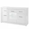 Loftscape Sideboard Bricktown I - Hochglanz Weiß / Matt Weiß -Büromöbel Verkäufe 1000224389 200904 12212800051 IMAGE P000000001000224389