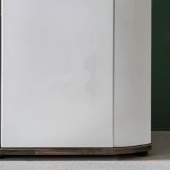 Fredriks Sideboard Karlsburg - Hochglanz Weiß / Altholz Dekor -Büromöbel Verkäufe 1000224471 200902 06404300060 DETAILS P000000001000224471