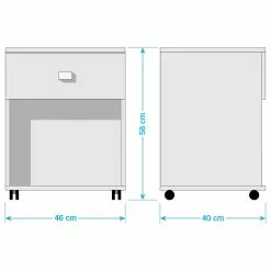 Wimex Rollcontainer Cindy -Büromöbel Verkäufe 1000224523 220107 144343000553 SKETCH DETAILS P000000001000224523 sketch