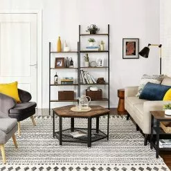 Red Living Leiterregal Crosshill II - Braun / Schwarz -Büromöbel Verkäufe 1000226190 200922 17383600065 MOOD DETAILS P000000001000226190 mood