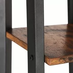 Red Living Eckregal Long Pine I - Braun / Schwarz - Höhe: 159 cm -Büromöbel Verkäufe 1000226205 200922 17385900120 DETAILS P000000001000226205