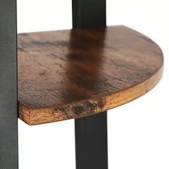 Red Living Eckregal Long Pine I - Braun / Schwarz - Höhe: 159 cm -Büromöbel Verkäufe 1000226205 200922 17385900121 DETAILS P000000001000226205