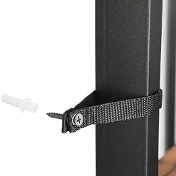 Red Living Eckregal Long Pine I - Braun / Schwarz - Höhe: 159 cm -Büromöbel Verkäufe 1000226205 200922 17390000124 DETAILS P000000001000226205