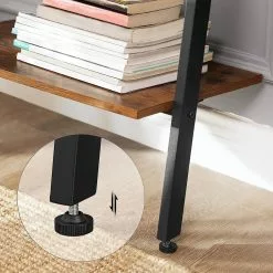 Red Living Leiterregal Crosshill I - Braun / Schwarz -Büromöbel Verkäufe 1000226210 200922 17391000151 DETAILS P000000001000226210