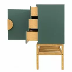 Tenzo Sideboard Scoop - Eiche teilmassiv - Dunkelgrün -Büromöbel Verkäufe 1000226392 201006 12073800135 DETAILS P000000001000226392