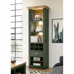 Norrwood Regal Cardet I - Moosgrün / Eiche Wotan Dekor -Büromöbel Verkäufe 1000227558 201016 13033900040 MOOD DETAILS P000000001000227558 mood