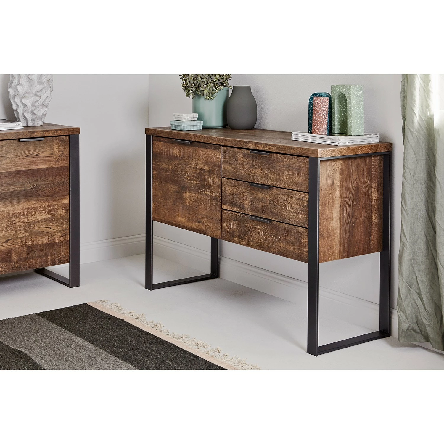 Jahnke Kommode Loop - Eiche Rustikal Dekor 4 Jahnke Kommode Loop - Eiche Rustikal Dekor – Bild 2