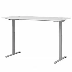 Furnitive Schreibtisch Vernas II - Kreideweiß / Silber -Büromöbel Verkäufe 1000227849 201021 16261400035 DETAILS P000000001000227849