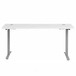 Furnitive Schreibtisch Vernas II - Kreideweiß / Silber -Büromöbel Verkäufe 1000227849 201021 16261500036 DETAILS P000000001000227849