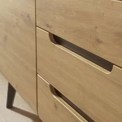 Loftscape Sideboard Tornac - Eiche Artisan Dekor / Schwarz -Büromöbel Verkäufe 1000228643 201028 06331800081 DETAILS P000000001000228643