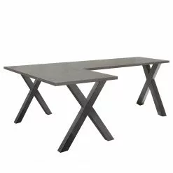 Mooved Eckschreibtisch Leeton II - Graphit