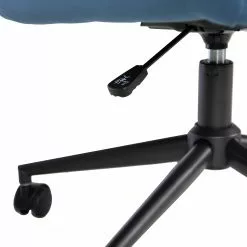 Furnitive Bürostuhl Valady I - Samt / Eisen - Blau / Schwarz -Büromöbel Verkäufe 1000230746 220322 037 DETAILS P000000001000230746