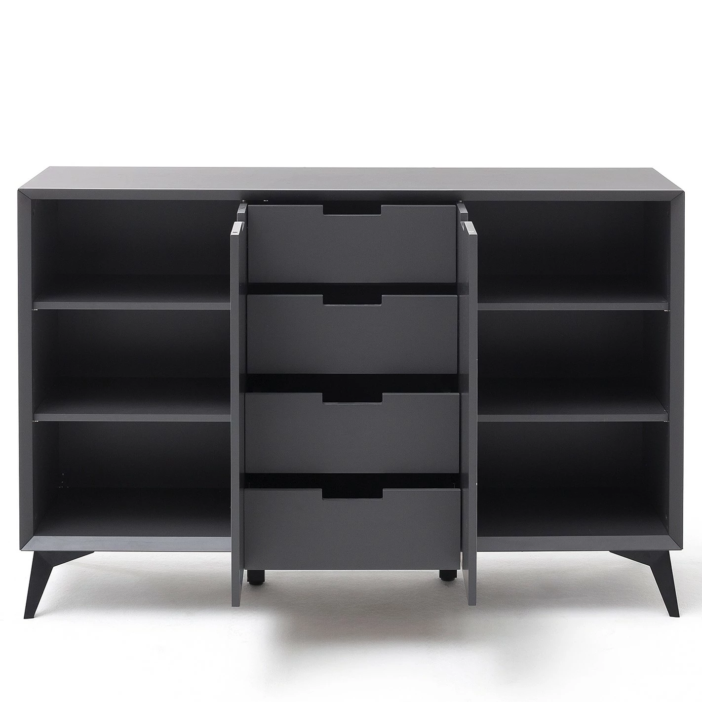 Loftscape Sideboard Nevez II - Weiß / Grau 9 Loftscape Sideboard Nevez II - Weiß / Grau – Bild 7