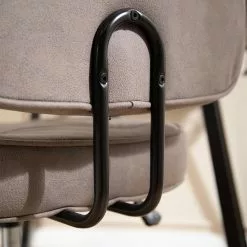 Furnitive Bürostuhl Orlu I - Microfaser / Eisen - Vintage Taupe / Schwarz -Büromöbel Verkäufe 1000230752 220406 030 DETAILS P000000001000230752