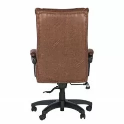 Furnitive Chefsessel Wisdom - Microfaser / Kunststoff - Vintage Braun / Schwarz -Büromöbel Verkäufe 1000230753 220330 032 DETAILS P000000001000230753
