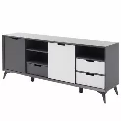 Loftscape Sideboard Nevez I - Weiß / Grau -Büromöbel Verkäufe 1000230756 211007 13331900087 DETAILS P000000001000230756