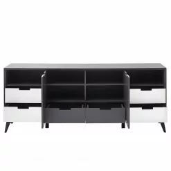 Loftscape Sideboard Nevez I - Weiß / Grau -Büromöbel Verkäufe 1000230756 211007 13332000090 DETAILS P000000001000230756