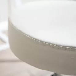 Furnitive Drehhocker Leek - Kunstleder / Metall - Weiß -Büromöbel Verkäufe 1000231308 220328 032 DETAILS P000000001000231308