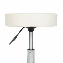 Furnitive Drehhocker Leek - Kunstleder / Metall - Weiß -Büromöbel Verkäufe 1000231308 220406 030 DETAILS P000000001000231308