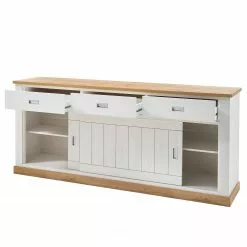 Ridgevalley Sideboard Ollezy II - Pinie Weiß Dekor / Eiche Wotan Dekor -Büromöbel Verkäufe 1000231951 201204 06220000024 DETAILS P000000001000231951