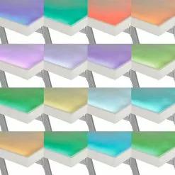 Furnitive LED Schreibtisch Vicq - Glas / Stahl - Weiß / Edelstahl -Büromöbel Verkäufe 1000233942 210415 15083000067 DETAILS P000000001000233942