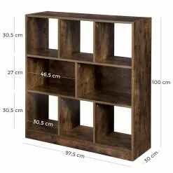 Regal Lunel II - Eiche Rustikal Dekor -Büromöbel Verkäufe 1000235721 210118 06424900167 SKETCH DETAILS P000000001000235721 sketch