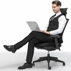 Loftscape Bürostuhl Galey - Webstoff / Stahl - Schwarz -Büromöbel Verkäufe 1000235759 210118 06462400323 DETAILS P000000001000235759