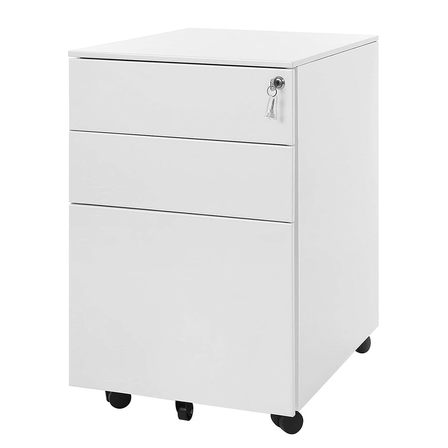 Loftscape Rollcontainer Le Ray - Stahl - Weiß / Schwarz 3 Loftscape Rollcontainer Le Ray - Stahl - Weiß / Schwarz