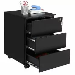 Loftscape Rollcontainer Le Cros - Stahl / Kunststoff - Schwarz -Büromöbel Verkäufe 1000235772 210118 06474500377 DETAILS P000000001000235772