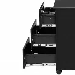 Loftscape Rollcontainer Le Cros - Stahl / Kunststoff - Schwarz -Büromöbel Verkäufe 1000235772 210118 06474500378 DETAILS P000000001000235772