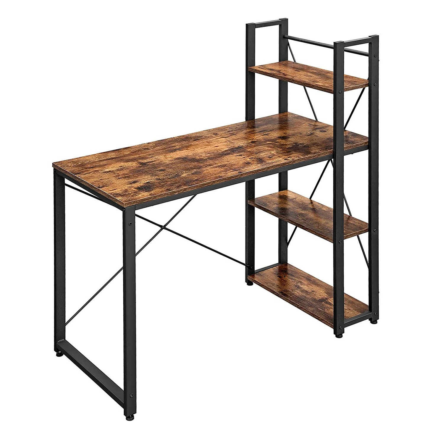 Red Living Schreibtisch Kable - Eiche Rustikal Dekor / Schwarz 3 Red Living Schreibtisch Kable - Eiche Rustikal Dekor / Schwarz