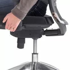 Mayer Sitzmöbel Bürodrehstuhl myOPTIMAX III - Flachgewebe / Aluminium - Schwarz -Büromöbel Verkäufe 1000235987 210223 08520600034 DETAILS P000000001000235987