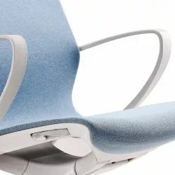 Mayer Sitzmöbel Bürodrehstuhl myMORRIS - Flachgewebe / Kunststoff - Hellblau / Weiß -Büromöbel Verkäufe 1000236024 210223 08533300111 DETAILS P000000001000236024