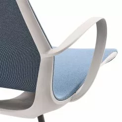 Mayer Sitzmöbel Bürodrehstuhl myMORRIS - Flachgewebe / Kunststoff - Hellblau / Weiß -Büromöbel Verkäufe 1000236024 210223 08533400112 DETAILS P000000001000236024