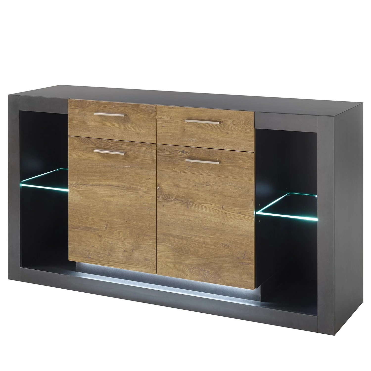 Red Living Sideboard Talence II - Kastanie Dekor / Grau 3 Red Living Sideboard Talence II - Kastanie Dekor / Grau