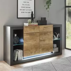 Red Living Sideboard Talence II - Kastanie Dekor / Grau 13 Red Living Sideboard Talence II - Kastanie Dekor / Grau -Büromöbel Verkäufe 1000236850 201218 06044000051 MOOD DETAILS P000000001000236850 mood