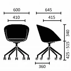 Sedus Bürostuhl cosy home - Webstoff / Stahl - Grau 13 Sedus Bürostuhl cosy home - Webstoff / Stahl - Grau -Büromöbel Verkäufe 1000238025 210120 13170600005 SKETCH DETAILS P000000001000238025 sketch