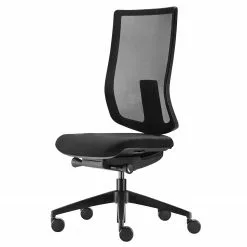 Sedus Bürostuhl se:do PRO light II - Webstoff & Membranbespannung / Stahl - Schwarz