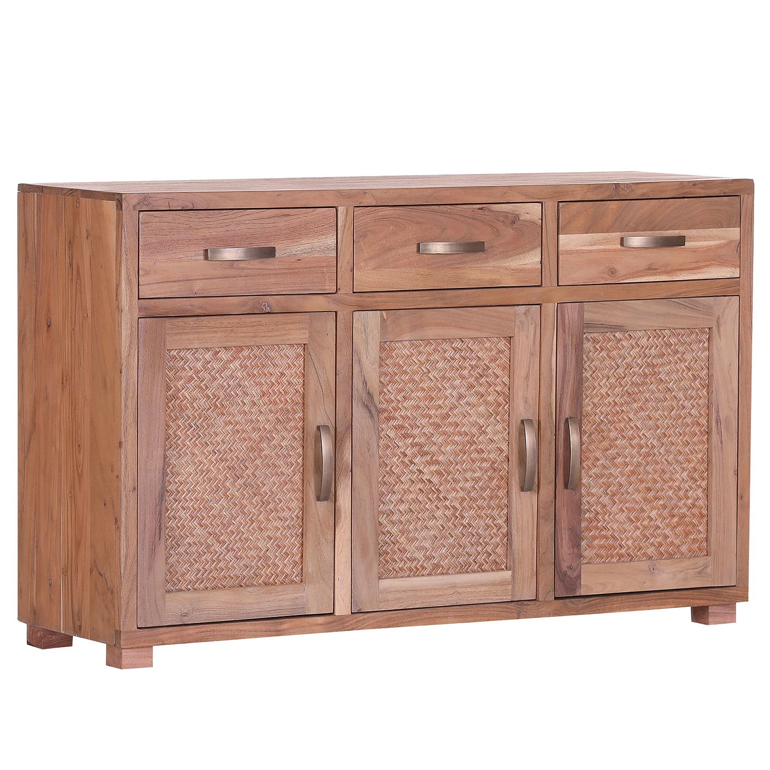Naturoo Sideboard Valenton - Akazie massiv / Rattan 3 Naturoo Sideboard Valenton - Akazie massiv / Rattan