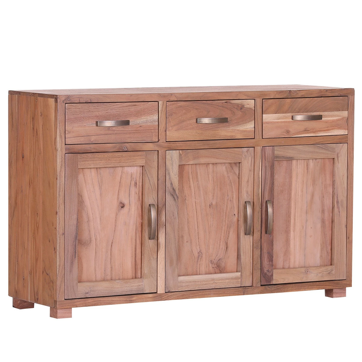 Naturoo Sideboard Valenton - Akazie massiv / Rattan 4 Naturoo Sideboard Valenton - Akazie massiv / Rattan – Bild 2